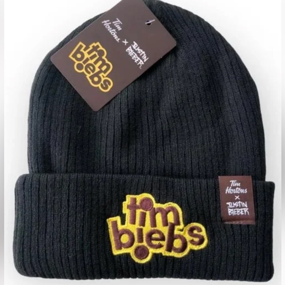 Brand New in Bag Tim Biebs Justin Bieber Winter Beanie